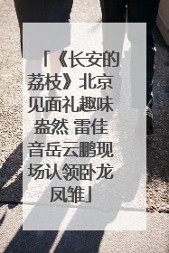 《长安的荔枝》北京见面礼趣味盎然 雷佳音岳云鹏现场认领卧龙凤雏