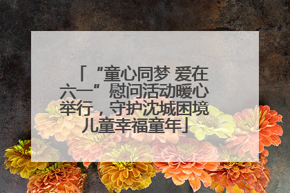 “童心同梦 爱在六一”慰问活动暖心举行，守护沈城困境儿童幸福童年