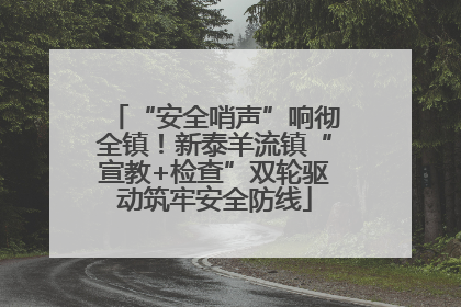 “安全哨声”响彻全镇！新泰羊流镇“宣教+检查”双轮驱动筑牢安全防线