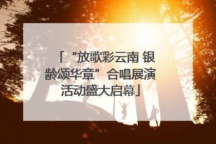 “放歌彩云南 银龄颂华章”合唱展演活动盛大启幕