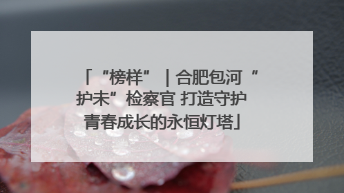 “榜样”｜合肥包河“护未”检察官 打造守护青春成长的永恒灯塔