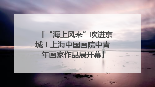 “海上风来”吹进京城！上海中国画院中青年画家作品展开幕