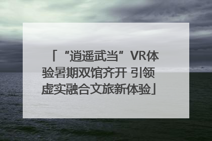 “逍遥武当”VR体验暑期双馆齐开 引领虚实融合文旅新体验