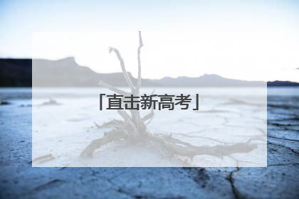 直击新高考