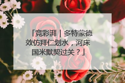 竞彩湃｜多特蒙德效仿拜仁划水，河床国米默契过关？