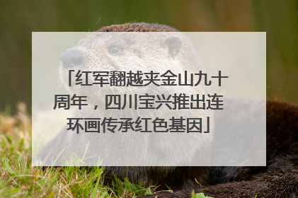 红军翻越夹金山九十周年，四川宝兴推出连环画传承红色基因