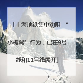 上海地铁集中劝阻 “小板凳”行为，已在9号线和11号线展开