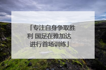 专注自身争取胜利 国足在雅加达进行首场训练