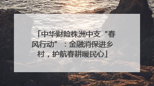 中华财险株洲中支“春风行动”：金融消保进乡村，护航春耕暖民心