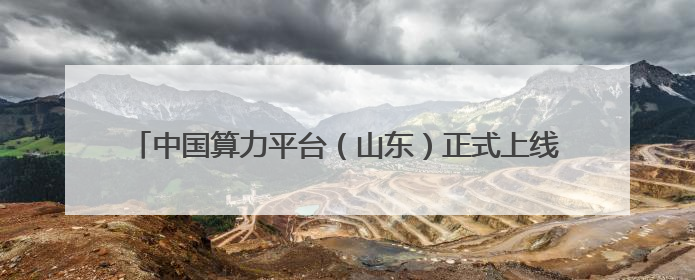 中国算力平台（山东）正式上线 算力租赁有望迎黄金发展期
