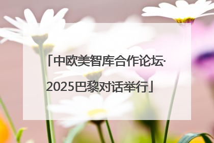 中欧美智库合作论坛·2025巴黎对话举行