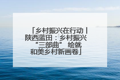 乡村振兴在行动丨陕西蓝田：乡村振兴 “三部曲” 绘就和美乡村新画卷