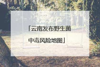 云南发布野生菌中毒风险地图