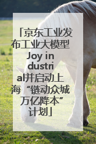 京东工业发布工业大模型Joy industrial并启动上海“链动众城 万亿降本”计划