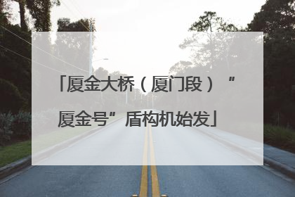 厦金大桥（厦门段）“厦金号”盾构机始发