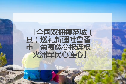 全国双拥模范城（县）巡礼新疆吐鲁番市：葡萄藤蔓根连根 火洲军民心连心