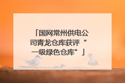 国网常州供电公司青龙仓库获评“一级绿色仓库”