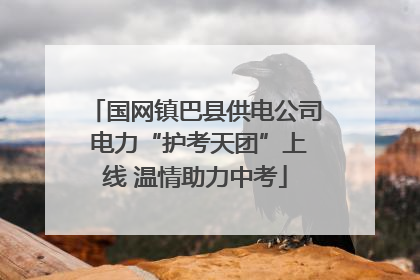 国网镇巴县供电公司 电力“护考天团”上线 温情助力中考