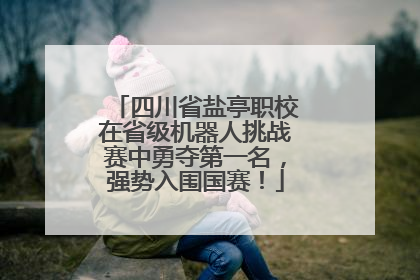 四川省盐亭职校在省级机器人挑战赛中勇夺第一名，强势入围国赛！