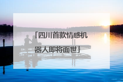 四川首款情感机器人即将面世