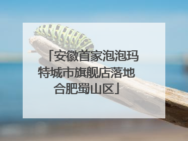 安徽首家泡泡玛特城市旗舰店落地合肥蜀山区