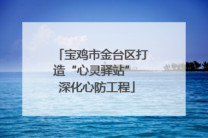 宝鸡市金台区打造“心灵驿站” 深化心防工程