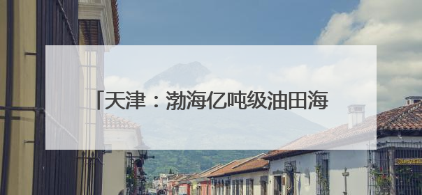 天津：渤海亿吨级油田海上平台陆地建造工作收官