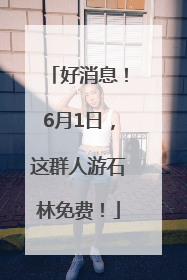 好消息！6月1日，这群人游石林免费！