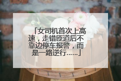 女司机首次上高速，走错匝道后不靠边停车报警，而是一路逆行……