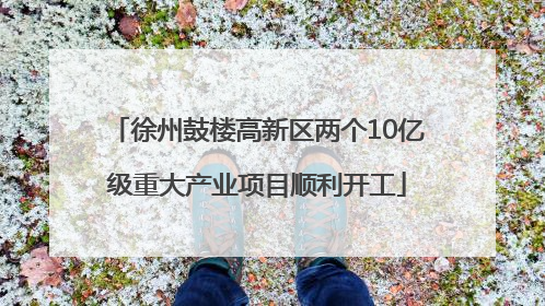 徐州鼓楼高新区两个10亿级重大产业项目顺利开工