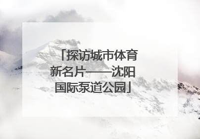探访城市体育新名片——沈阳国际泵道公园