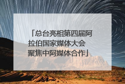 总台亮相第四届阿拉伯国家媒体大会 聚焦中阿媒体合作