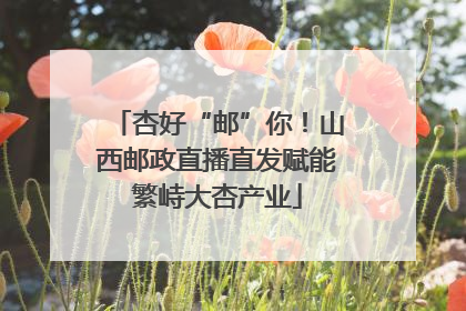 杏好“邮”你！山西邮政直播直发赋能繁峙大杏产业