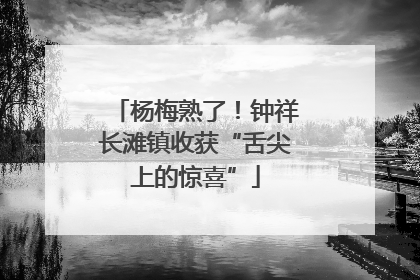 杨梅熟了！钟祥长滩镇收获“舌尖上的惊喜”