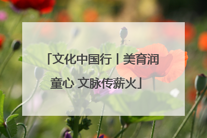文化中国行丨美育润童心 文脉传薪火