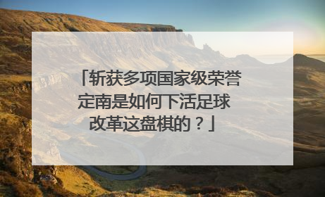 斩获多项国家级荣誉 定南是如何下活足球改革这盘棋的？