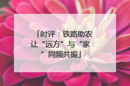 时评：铁路助农让“远方”与“家”同频共振