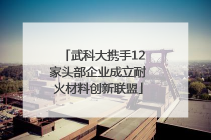 武科大携手12家头部企业成立耐火材料创新联盟