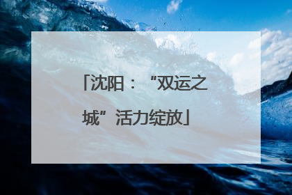 沈阳：“双运之城”活力绽放