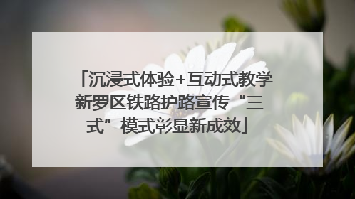 沉浸式体验+互动式教学 新罗区铁路护路宣传“三式”模式彰显新成效