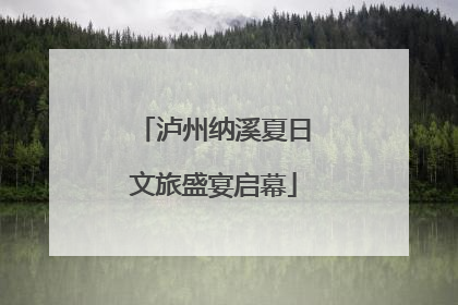 泸州纳溪夏日文旅盛宴启幕