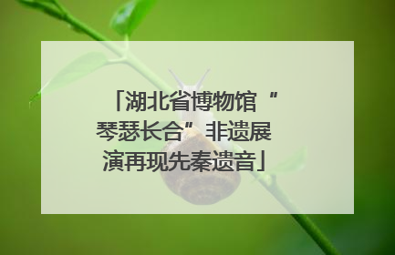 湖北省博物馆“琴瑟长合”非遗展演再现先秦遗音