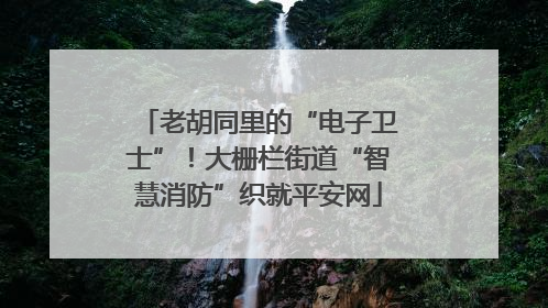 老胡同里的“电子卫士”！大栅栏街道“智慧消防”织就平安网