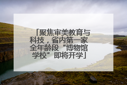 聚焦审美教育与科技，省内第一家全年龄段“博物馆学校”即将开学