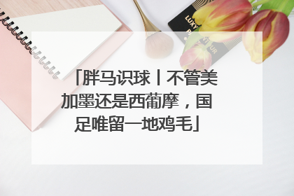 胖马识球丨不管美加墨还是西葡摩，国足唯留一地鸡毛