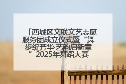 西城区文联文艺志愿服务团成立仪式暨“舞步绽芳华·艺韵启新章”2025年舞蹈大赛展演圆满举办