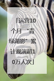 运营10个月 “青绿湖影”累计观演超10万人次