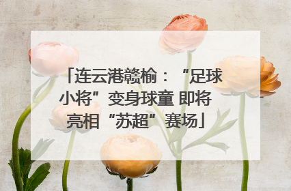 连云港赣榆：“足球小将”变身球童 即将亮相“苏超”赛场