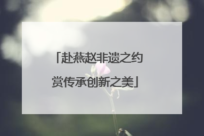 赴燕赵非遗之约 赏传承创新之美