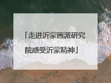 走进沂蒙画派研究院感受沂蒙精神